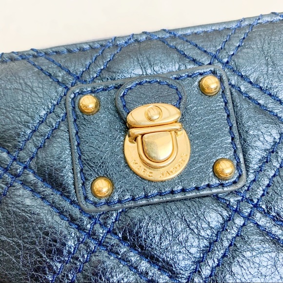 NWT Authentic Marc Jacobs Leather Zip Wallet - Picture 3 of 5